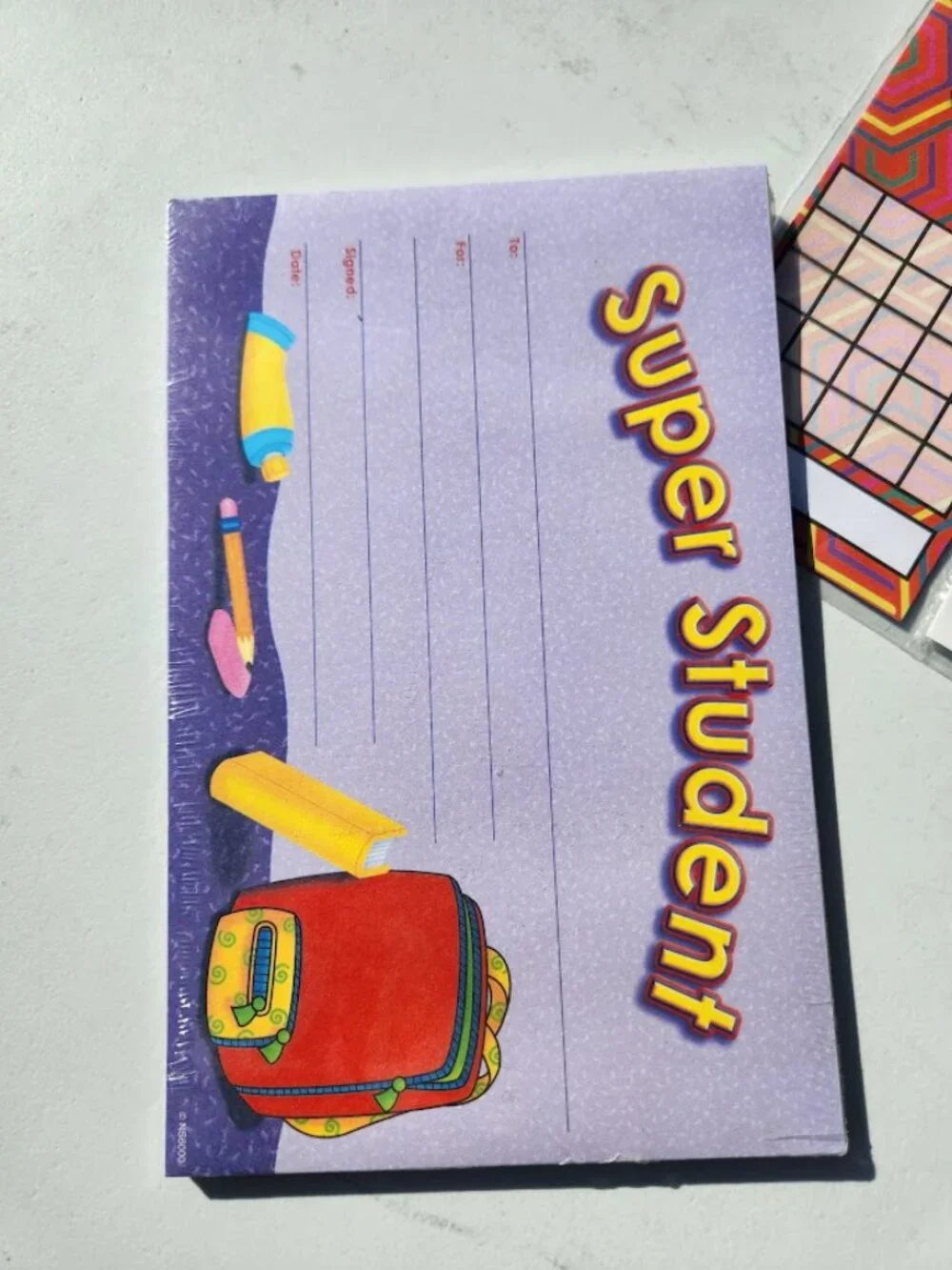 Classroom Supplies School Award / Recognition Pad, Stickers Behaviors Charts Pro